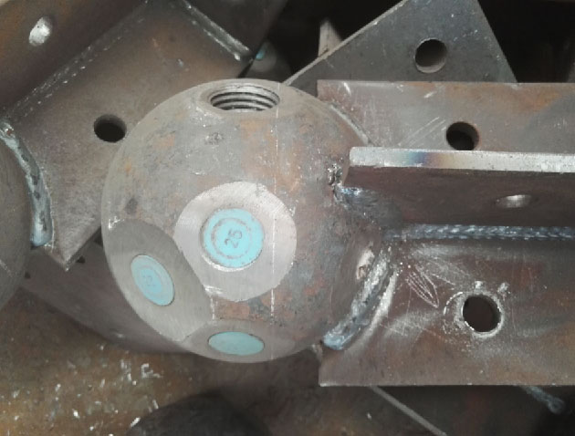 涿州螺栓球球塞，网架配件