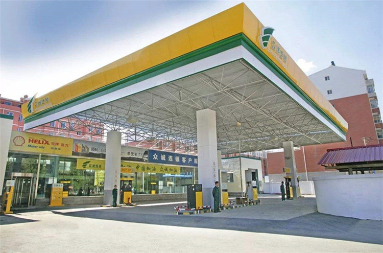 涿州加气站钢结构网架案例7